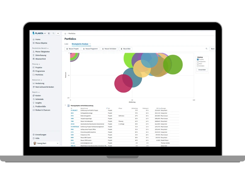 Project Portfolio Management by PLANTA