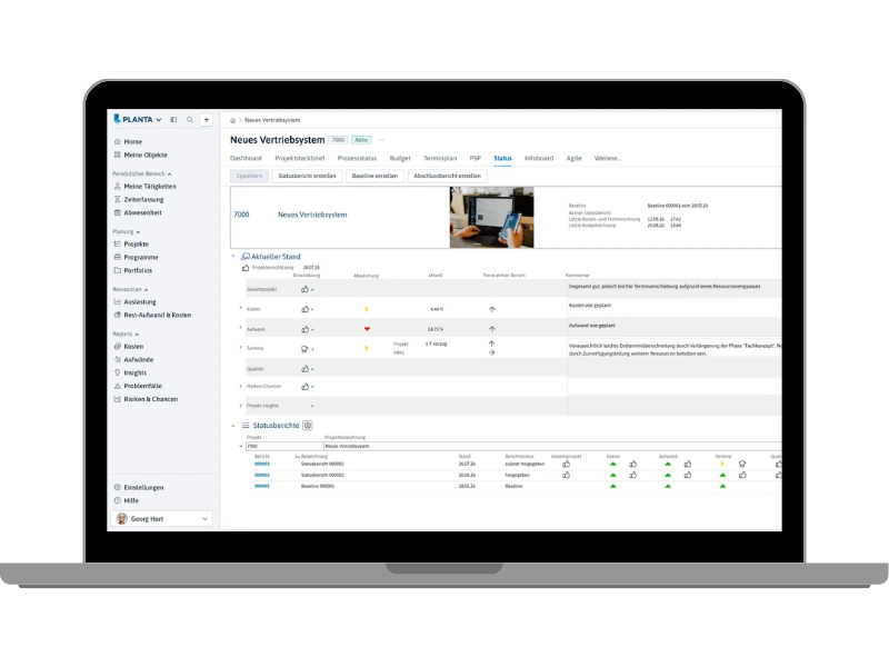 PLANTA project Programme Programmmanagement