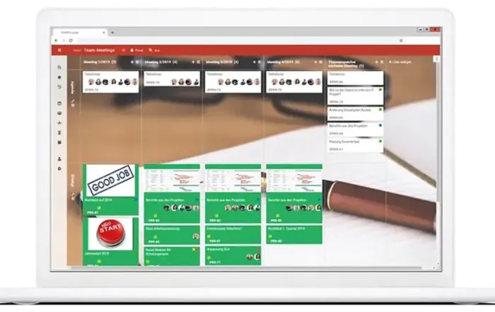 Swimlanes in PLANTA pulse bei planta pulse software-besprechung